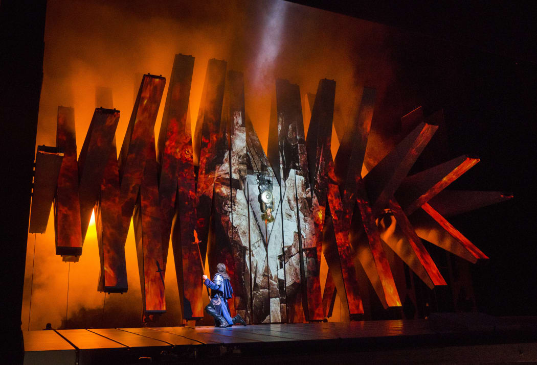 A scene from Die Walküre at The Met