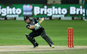 Black Caps Corey Anderson in action against Pakistan
