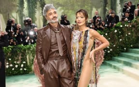NEW YORK, NEW YORK - MAY 06: (L-R) Taika Waititi and Rita Ora attend The 2024 Met Gala Celebrating "Sleeping Beauties: Reawakening Fashion" at The Metropolitan Museum of Art on May 06, 2024 in New York City. (Photo by Jamie McCarthy/Getty Images)
