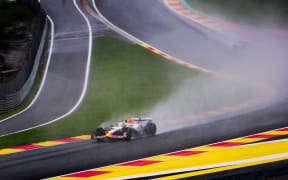 Liam Lawson during the Belgium Grand Prix, 2025.
