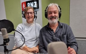 Dr Merja Myllilahtia and Dr Greg Treadwell from the AUT's Centre for Journalism, Media and Democracy.