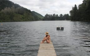 Alice de Wet, president of the New Zealand Naturist Federation, at a naturist club in Rotorua.