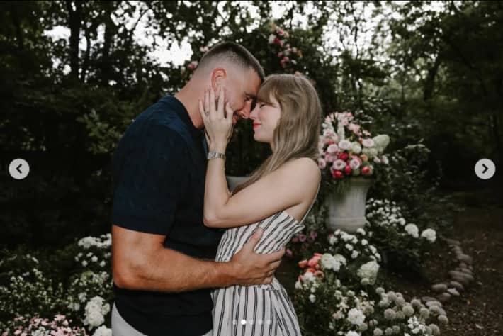 Singer Taylor Swift and Kansas City Chiefs tight end Travis Kelce have announced their engagement