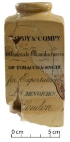 Taddy and Co. snuff / tobacco jar.