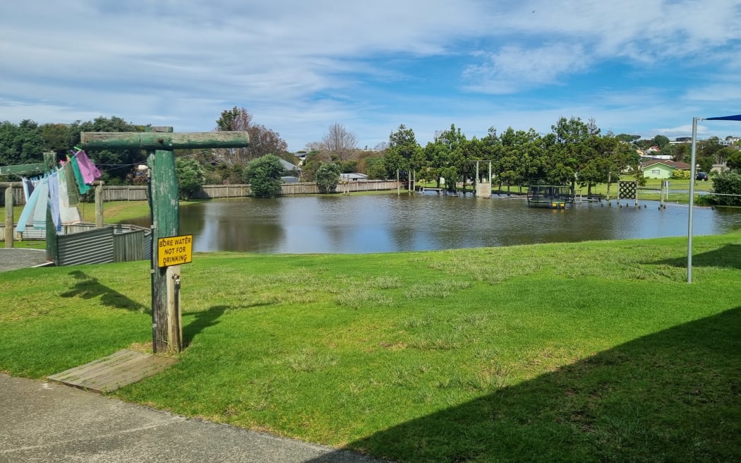 The view from the Campbell Park Christian Camp on Saturday.