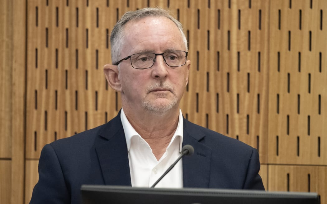 2nd November 2023 Iain McGregor/The Press/Pool
Christchurch Masjidain Attack Coronial hearing.
Witness Dean Brown - St John.