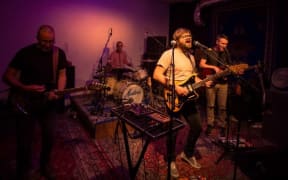 TEETH is Lukasz Buda (guitars, vocals, The Phoenix Foundation), Tom Callwood (bass, vocals, The Phoenix Foundation), David Long (guitars, Mutton Birds) and drummer Anthony Donaldson.