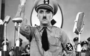 Charlie Chapman in The Great Dictator