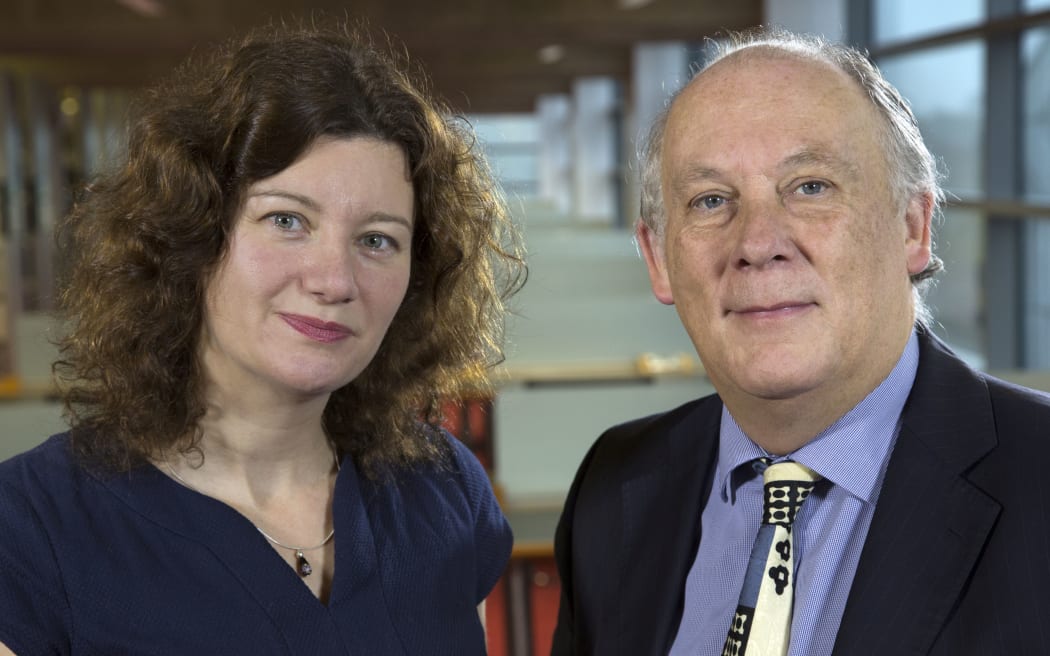 Dr Turi King and Professor Kevin Schürer from the University of Leicester.