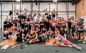 New Year's Day 2026 instagram post "Was so cool to have members from Hamilton West and East all come and train"  Fitmumz Fitcomm gyms owner Brooke Tuatoa says getting fit should be a long-term goal not just a new year's resolution.