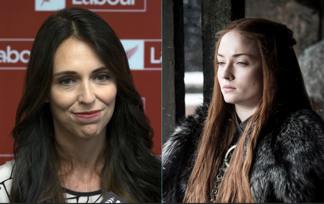 Jacinda Ardern and Sansa Stark.