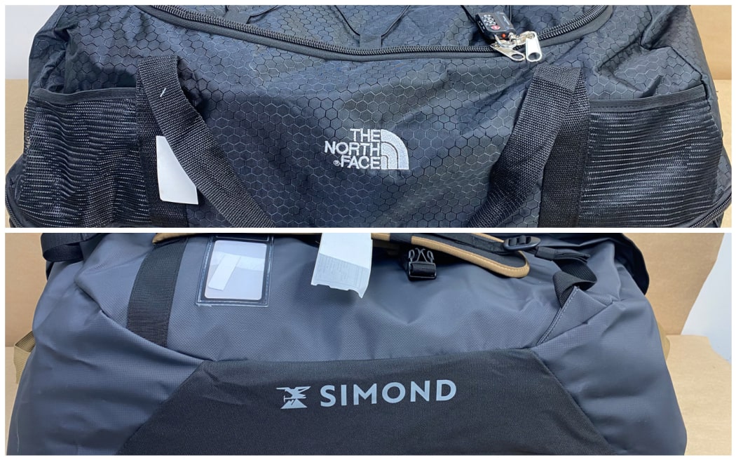 The unaccompanied duffle bags, which arrived on a flight from Malaysia, were identified by Customs officers undertaking routine screening.