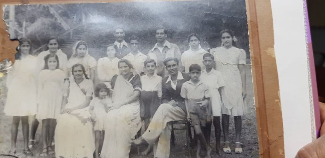 Hajira Khan's family (she's the little girl in the front row) circa 1930