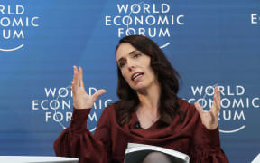 Prime Minister Jacinda Ardern at the World Economic Forum in Davos, Switzerland.