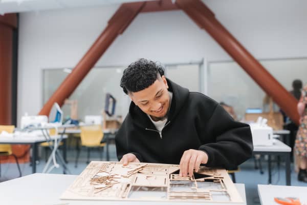 The 'makerspace' at the revamped Wellington Library.