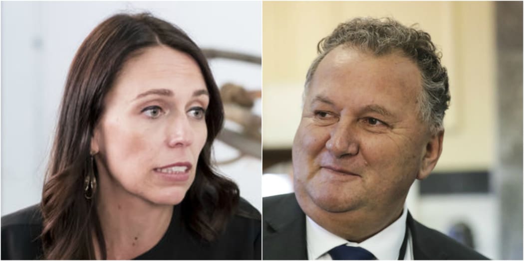 Prime Minister Jacinda Ardern and Regional Economic Development Minister Shane Jones.