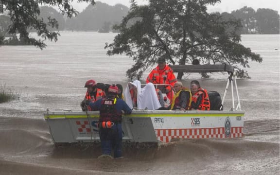 The SES is co-ordinating a massive rescue operation around Taree.