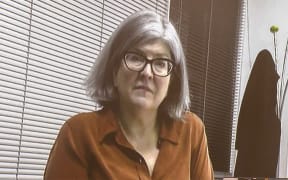 Professor Clarissa Smith of the University of Sunderland appearing via audio visual link at the trial of the man accused of murdering Grace Millane.
