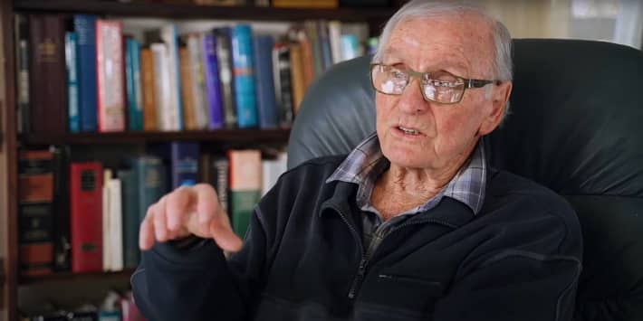 Respected Kiwi author Maurice Gee.