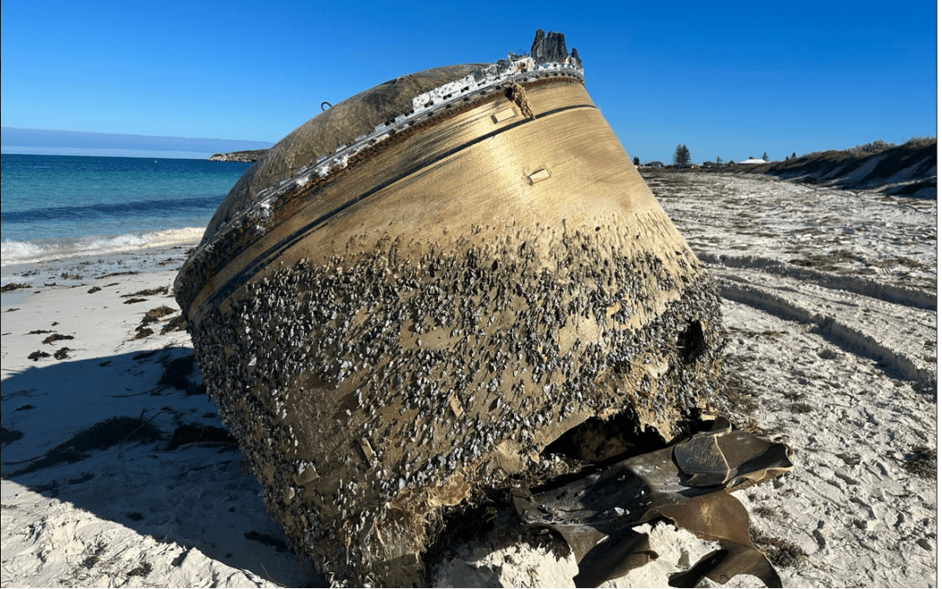 Unusual object has washed up on Western Australian beach