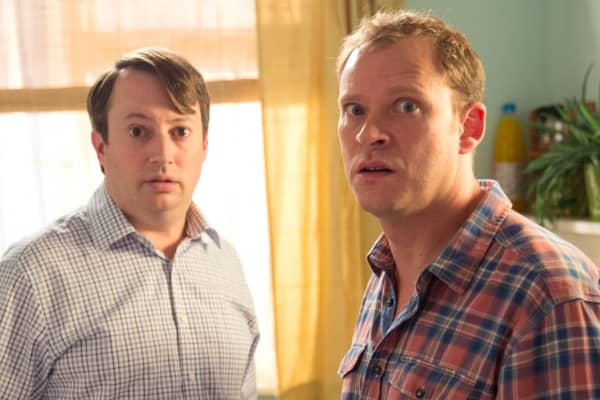 David Mitchell and Robert Webb star in British comedy, Peep Show.