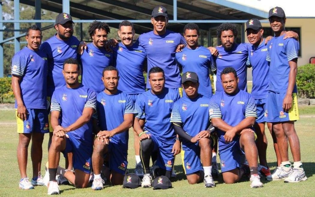 The PNG Barramundis in training.
