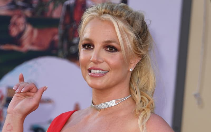 US singer Britney Spears arrives for the premiere of Sony Pictures' "Once Upon a Time... in Hollywood" at the TCL Chinese Theatre in Hollywood, California on July 22, 2019.