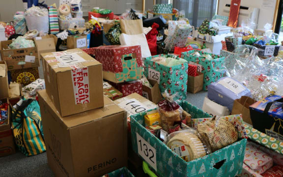 Christchurch Methodist Mission hampers.
