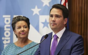 New National Party leader, Simon Bridges and Deputy Paula Bennett