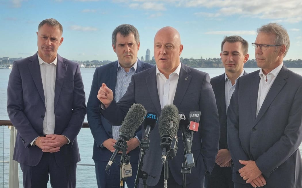 Christopher Luxon announces National's renewable energy policy