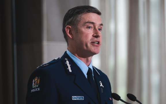Police commissioner Andrew Coster speaks after the release of the final report by the Royal Commission of Inquiry into the terrorist attack on Christchurch mosques on 15 March 2019.