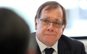 Foreign Minister Murray McCully attends a meeting with his Chinese counterpart Wang Yi in Auckland on February 10, 2017.