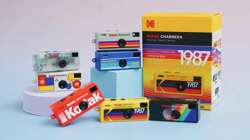 Kodak Reto's keychain Charmera comes in seven colours.