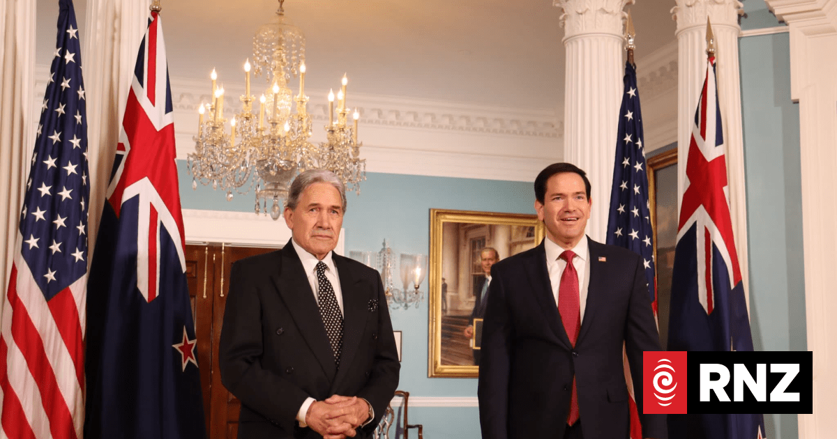 Winston Peters tells US secretary of state Marco Rubio of Ir