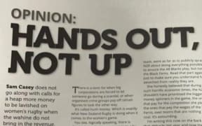 The Rugby News column that cost Sam Casey his job.