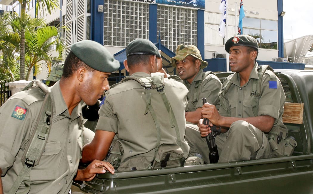 Fiji soldiers