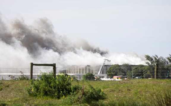 Christchurch wastewater treatment plant fire