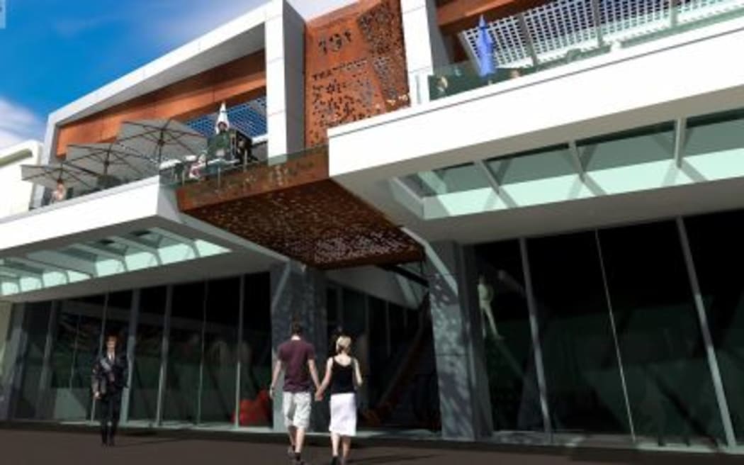Plans for the Trathen's building in Trafalgar Street, central Nelson.
