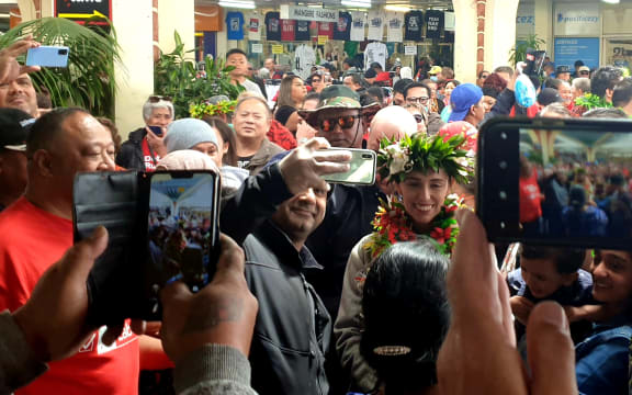 Jacinda Ardern spent this morning visiting the South Auckland markets in Ōtara and Māngere.