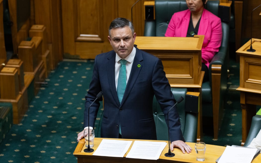 Retiring Green Party MP James Shaw delivers his valedictory speech.