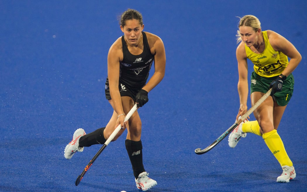 Hannah Cotter of the New Zealand Blacksticks Women