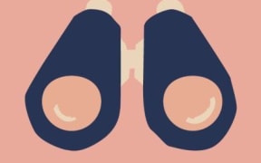 illustration of binoculars