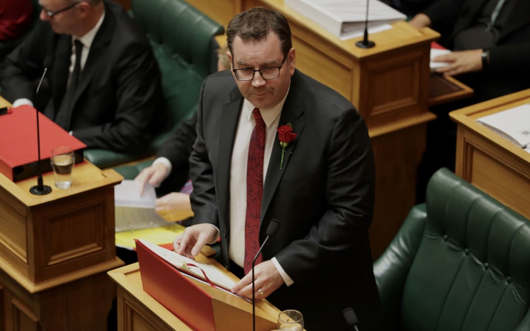 Finance Minister Grant Robertson delivers his 2018 Budget.