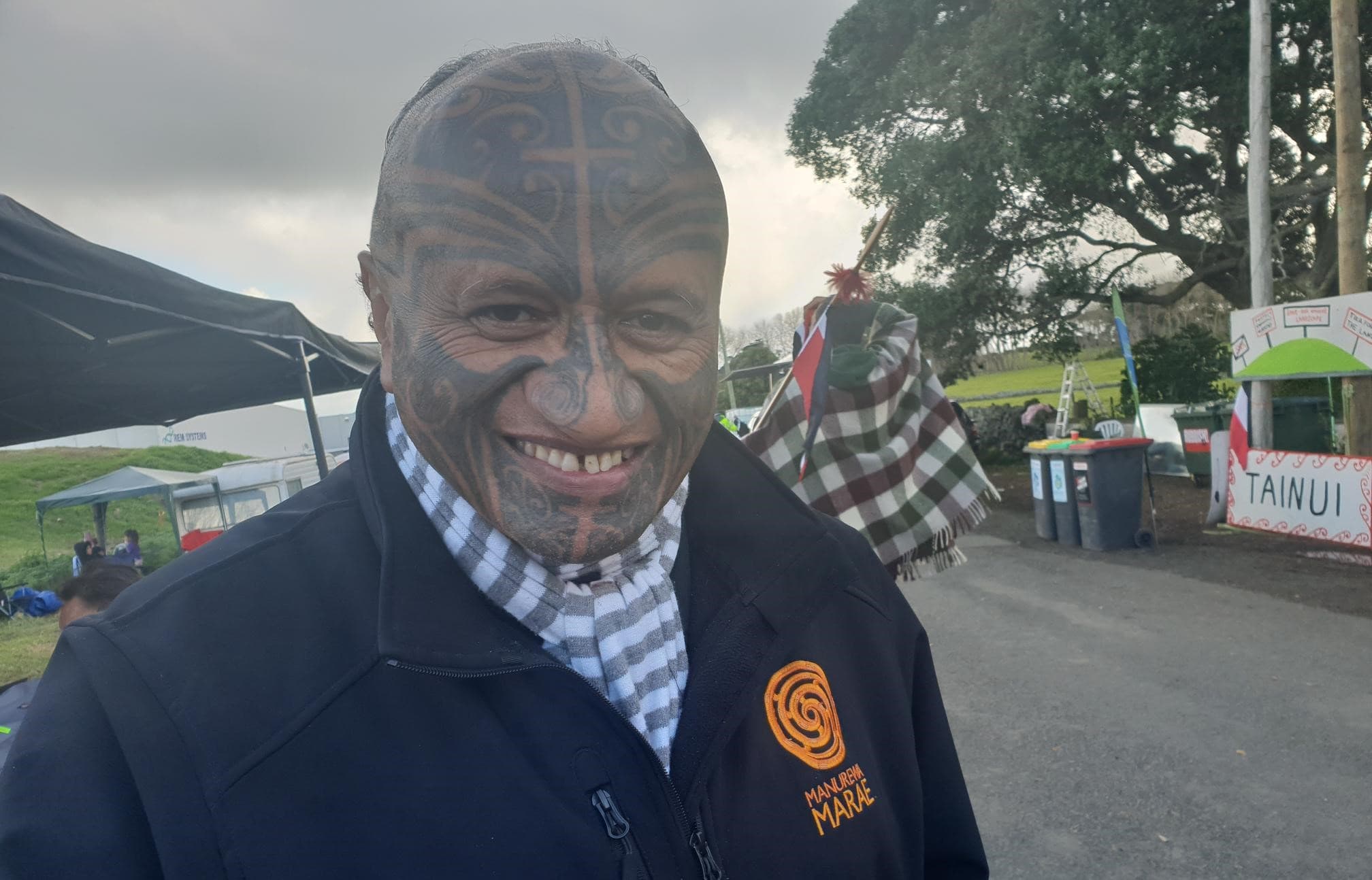 Prominent Auckland Māori leader Rangi McLean went to Ihumātao to show his support.
