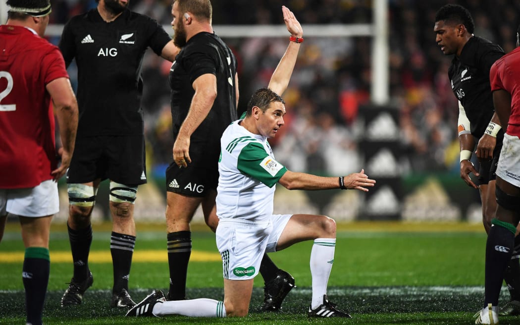 French referee Jérôme Garcès.