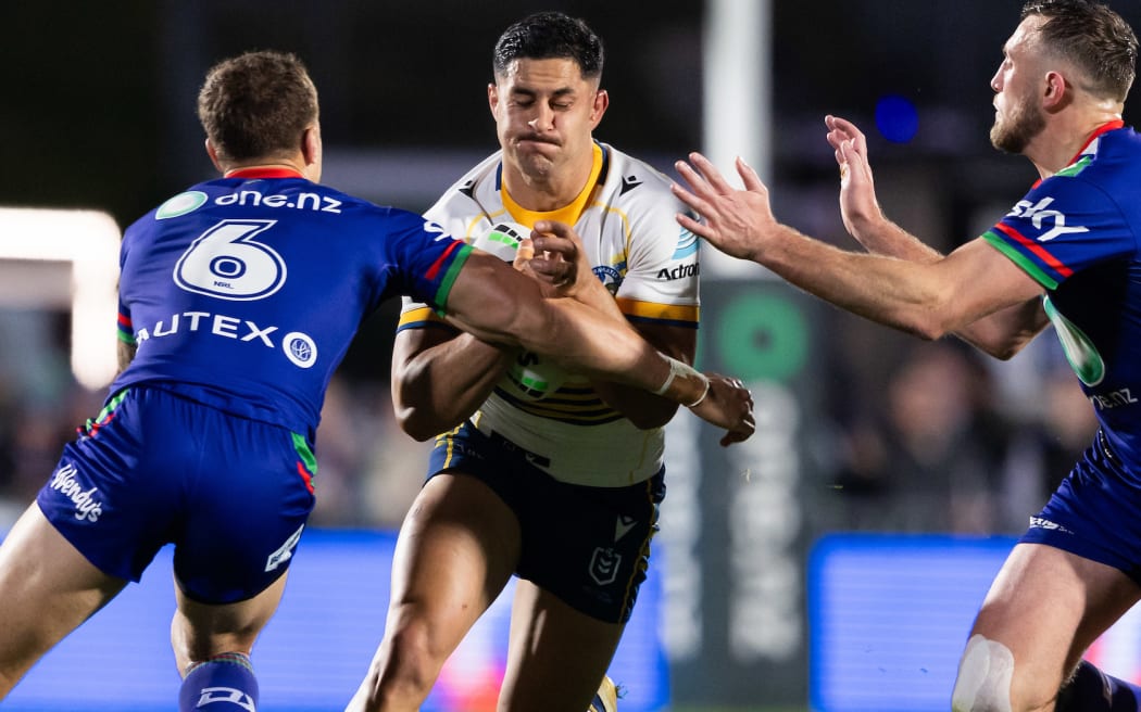 Paramatta Eels Dylan Brown during the Warriors v Eels.