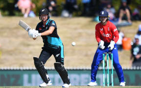 New Zealand player Sophie Devine during the 3rd T20 International New Zealand White Ferns v England. Saxton Oval, Nelson, New Zealand. Sunday 24 March 2024. ©Copyright Photo: Chris Symes / www.photosport.nz
