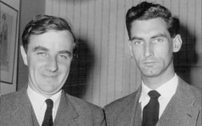 Sir Miles Warren and Maurice Mahoney