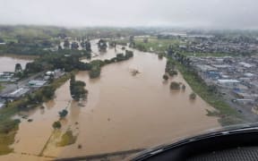 The Mataura River at Gore on Tuesday.