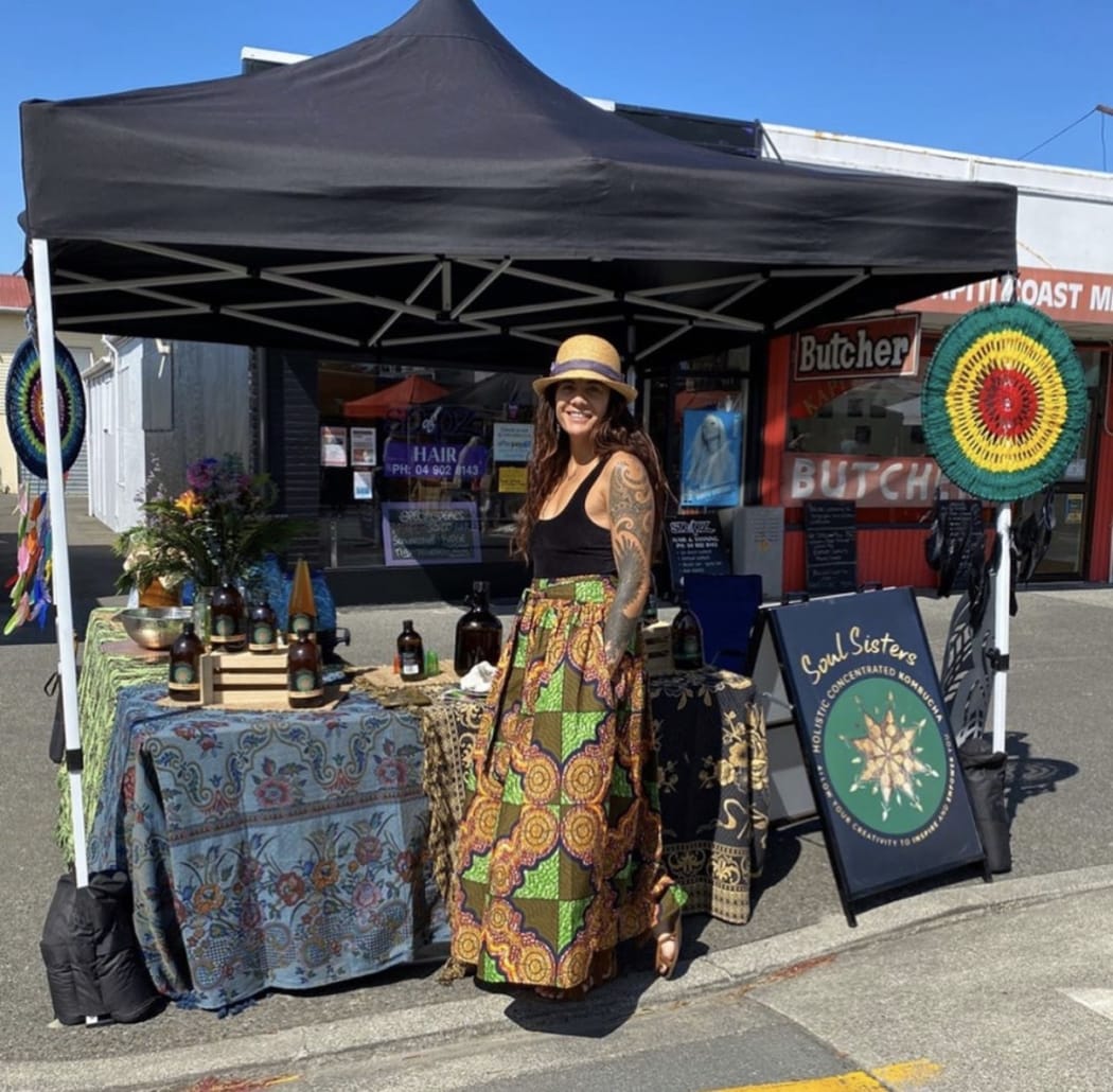 As well as selling her kombucha and body oils, Renee MacDonald runs workshops to help others in the grip of addiction